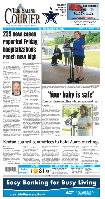The Saline Courier Weekend - 30 May 2020