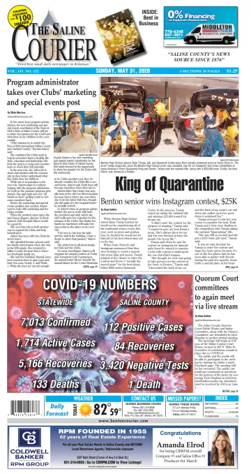 The Saline Courier Weekend - 31 May 2020
