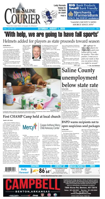 The Saline Courier Weekend - 1 Aug 2020