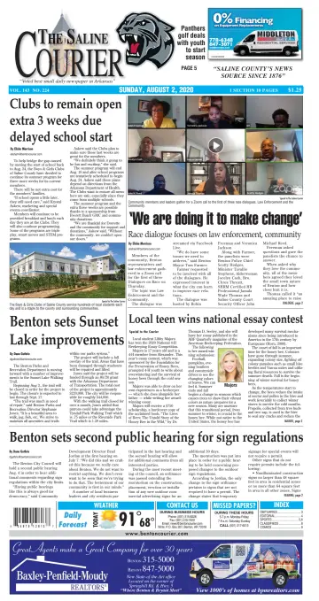 The Saline Courier Weekend - 2 Aug 2020