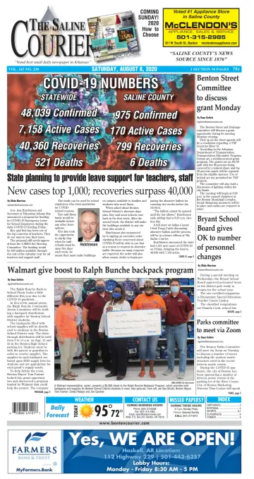 The Saline Courier Weekend - 8 Aug 2020