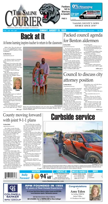 The Saline Courier Weekend - 23 Aug 2020
