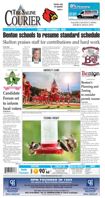 The Saline Courier Weekend - 6 Sep 2020