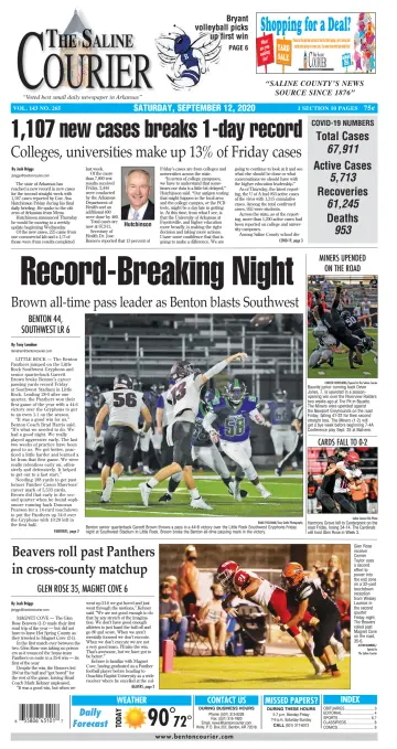 The Saline Courier Weekend - 12 Sep 2020