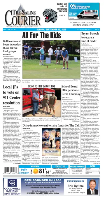 The Saline Courier Weekend - 20 Sep 2020