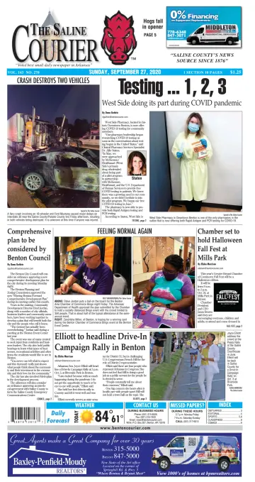 The Saline Courier Weekend - 27 Sep 2020