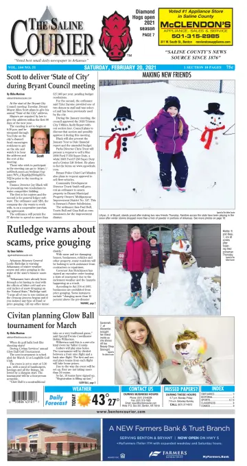 The Saline Courier Weekend - 20 Feb 2021