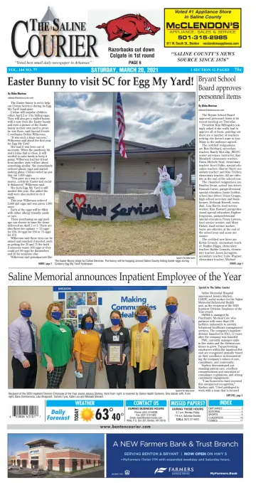 The Saline Courier Weekend - 20 Mar 2021