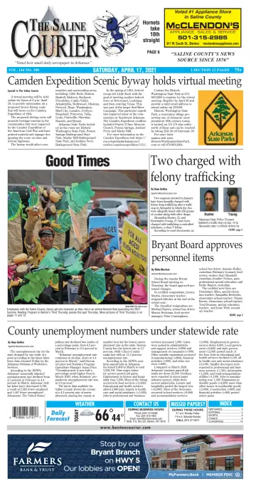 The Saline Courier Weekend - 17 Apr 2021