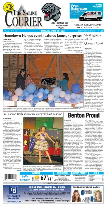 The Saline Courier Weekend - 18 Apr 2021