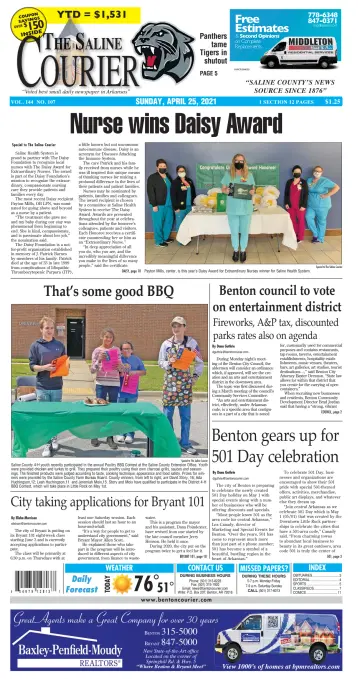 The Saline Courier Weekend - 25 Apr 2021