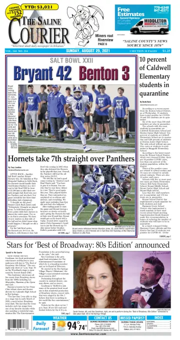 The Saline Courier Weekend - 29 Aug 2021