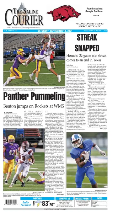 The Saline Courier Weekend - 18 Sep 2021