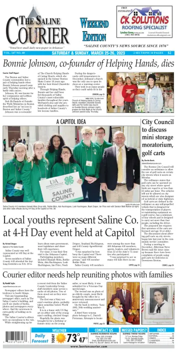 The Saline Courier Weekend - 25 Mar 2023