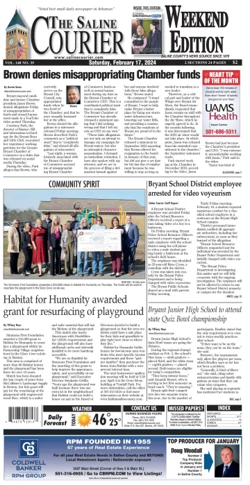 The Saline Courier Weekend - 17 Feb 2024