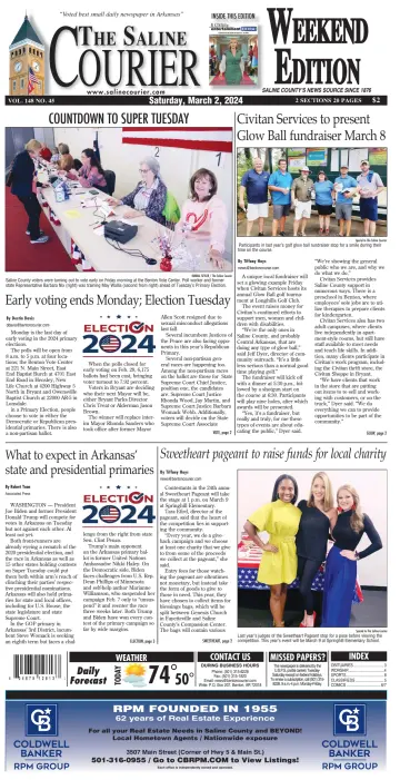 The Saline Courier Weekend - 2 Maw 2024