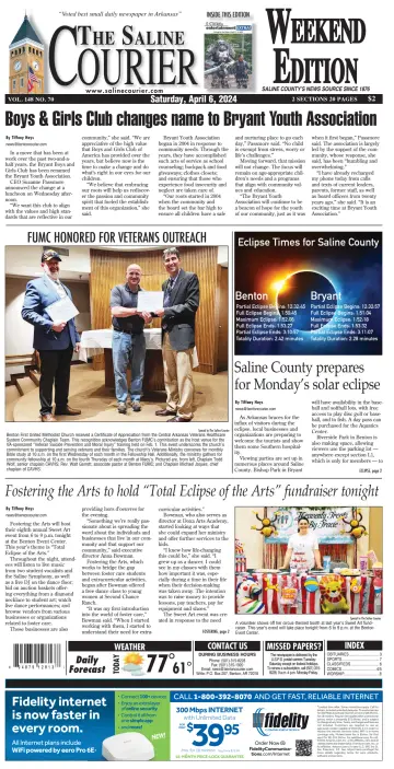 The Saline Courier Weekend - 6 Aib 2024