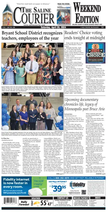 The Saline Courier Weekend - 20 abril 2024