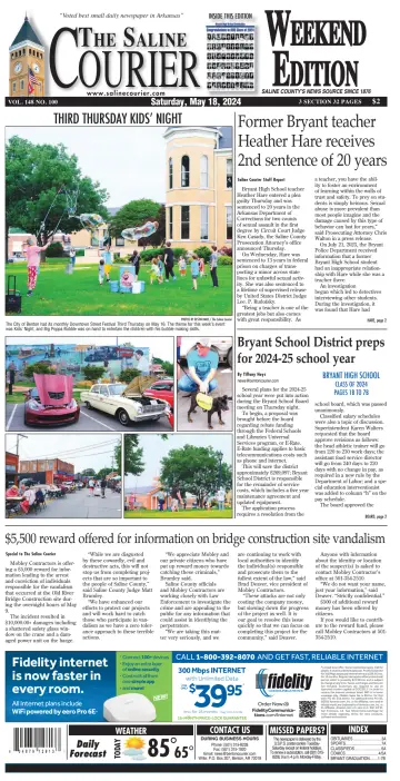 The Saline Courier Weekend - 18 May 2024