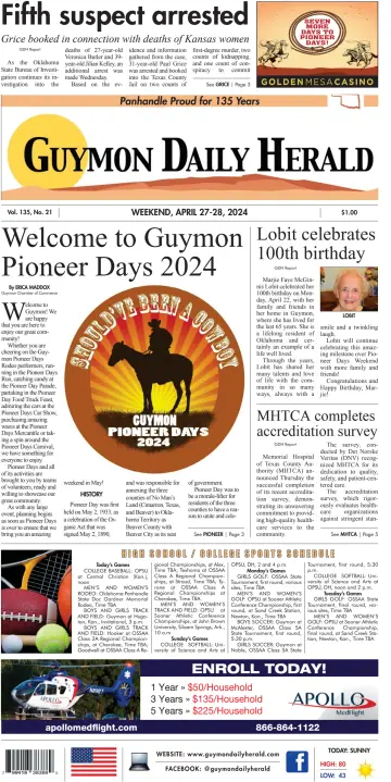 Guymon Daily Herald - 27 4월 2024