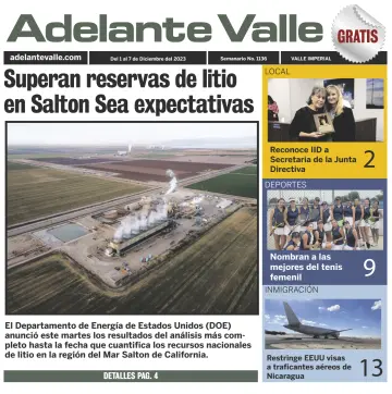 Adelante Valle - 01 дек. 2023