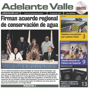 Adelante Valle - 15 Rhag 2023