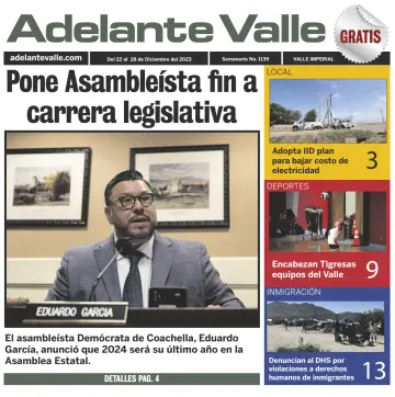 Adelante Valle - 22 十二月 2023
