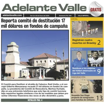 Adelante Valle - 12 Ean 2024
