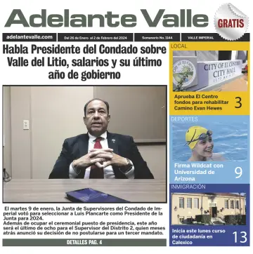 Adelante Valle - 26 янв. 2024