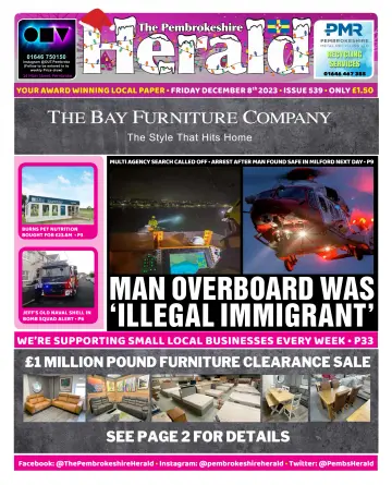 The Pembrokeshire Herald - 08 déc. 2023
