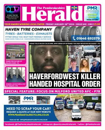 The Pembrokeshire Herald - 26 janv. 2024