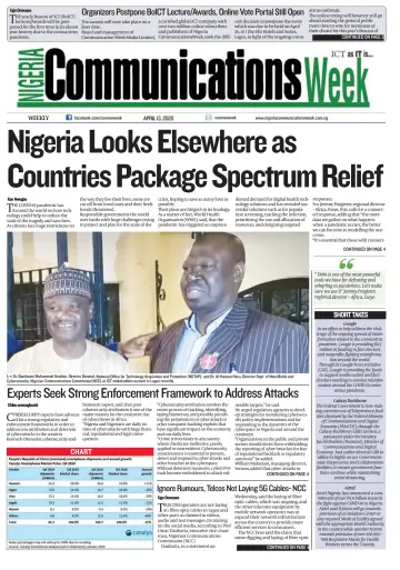 Nigeria Communications Week - 13 Apr. 2020