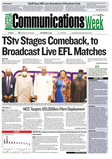 Nigeria Communications Week - 14 Sep 2020