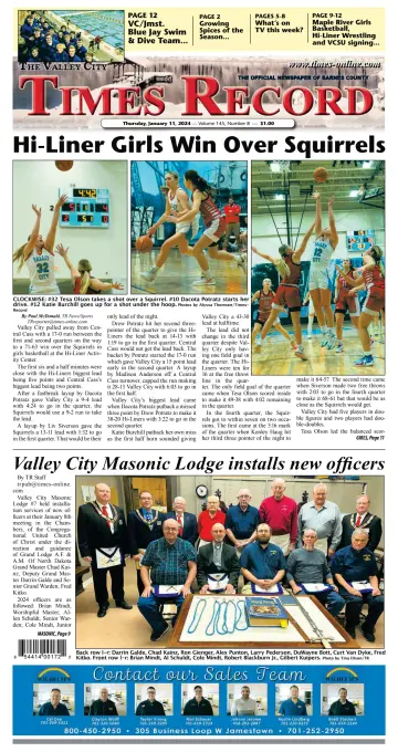 Valley City Times-Record - 11 Jan 2024
