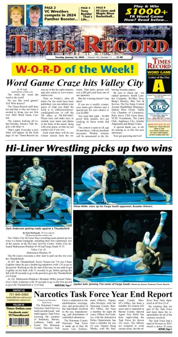 Valley City Times-Record - 16 Jan 2024