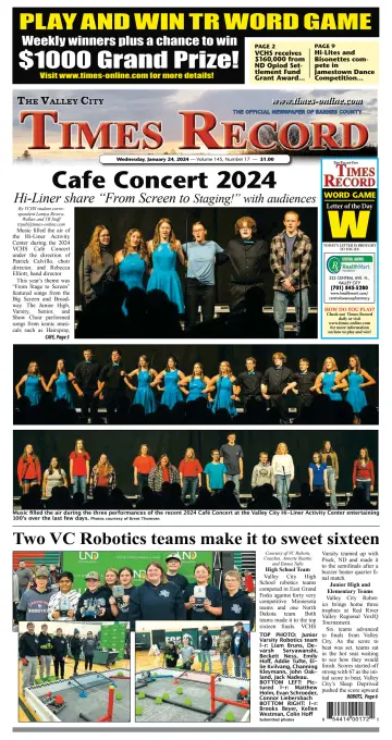 Valley City Times-Record - 24 Jan 2024