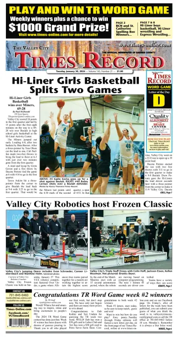 Valley City Times-Record - 30 Jan 2024