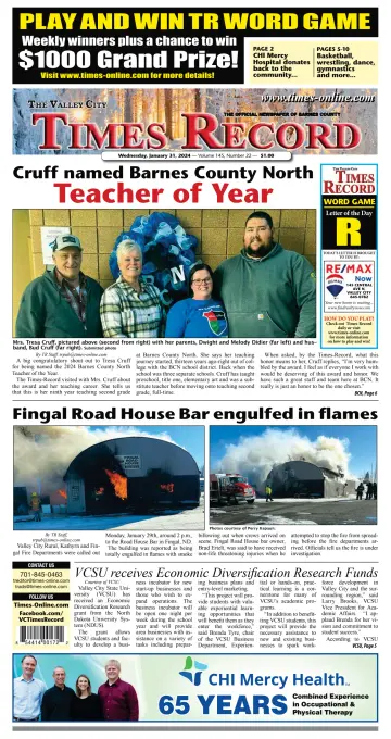Valley City Times-Record - 31 Jan 2024