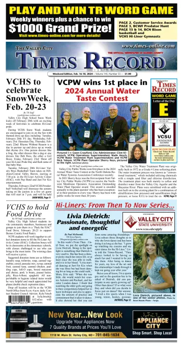 Valley City Times-Record - 16 Feb 2024