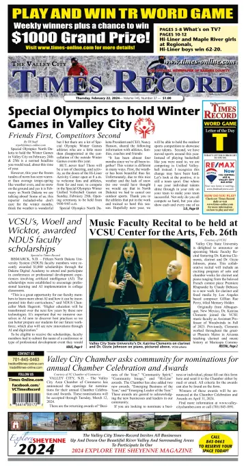 Valley City Times-Record - 22 Feb 2024
