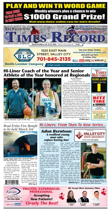 Valley City Times-Record - 23 Feb 2024