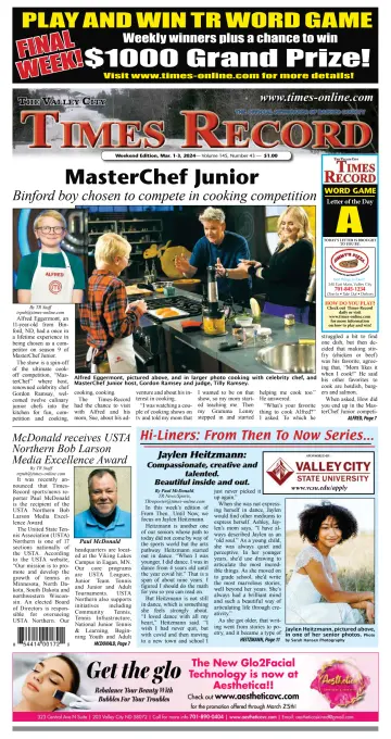 Valley City Times-Record - 1 Mar 2024