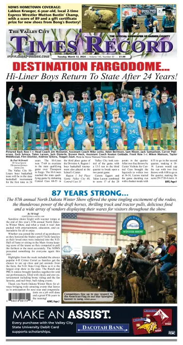 Valley City Times-Record - 12 Mar 2024