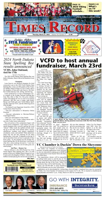 Valley City Times-Record - 21 Mar 2024