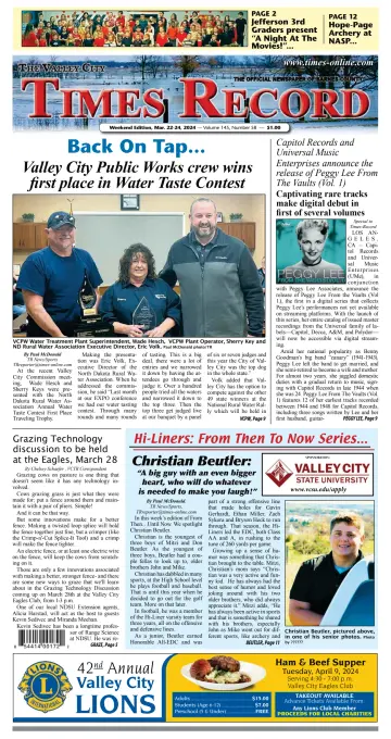 Valley City Times-Record - 22 Mar 2024