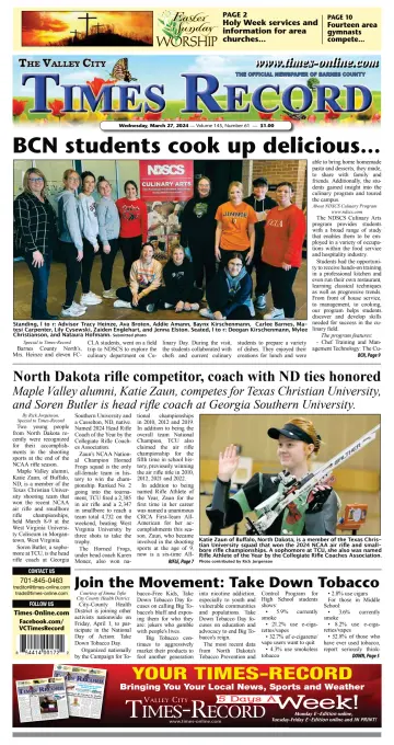 Valley City Times-Record - 27 Mar 2024