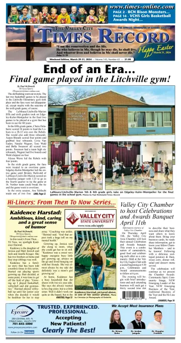 Valley City Times-Record - 29 三月 2024
