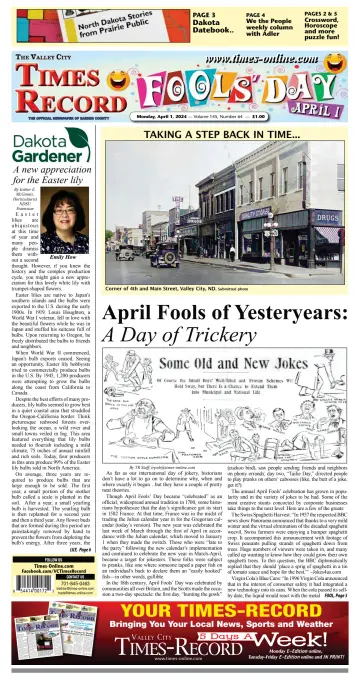 Valley City Times-Record - 01 Apr. 2024