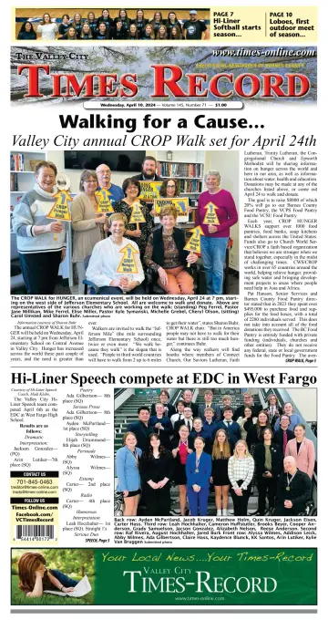Valley City Times-Record - 10 Apr 2024