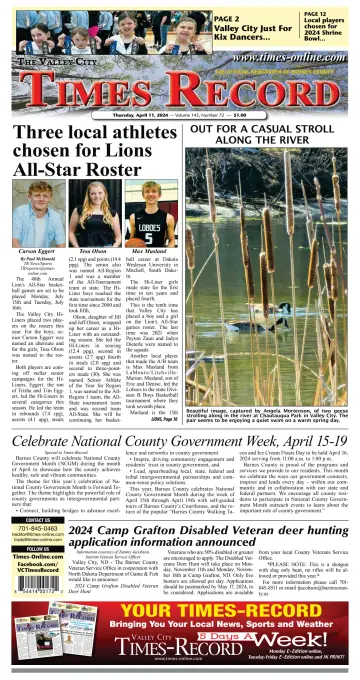 Valley City Times-Record - 11 Aib 2024